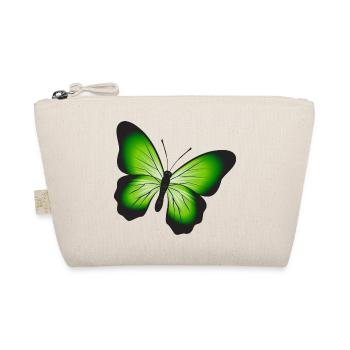 butterfly butterfly silhouette garden gardenin - Organic Pouch - nature - Front