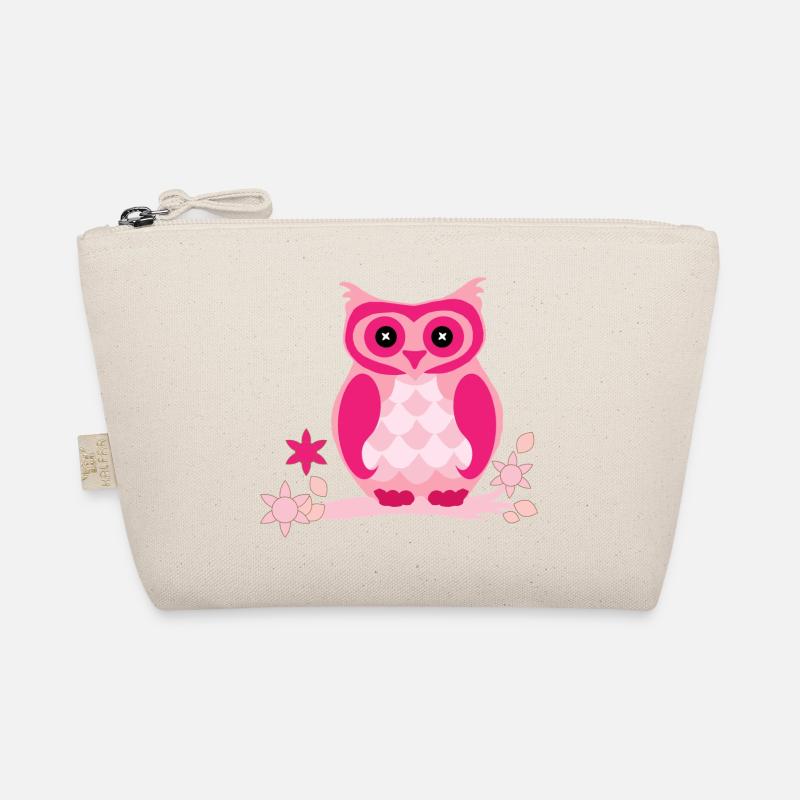 Eule Comic Bio-Täschchen