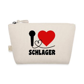 I Love Schlager - Bio-Täschchen - Natur - Vorne