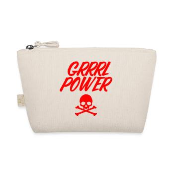 Girl power - Organic Pouch - nature - Front