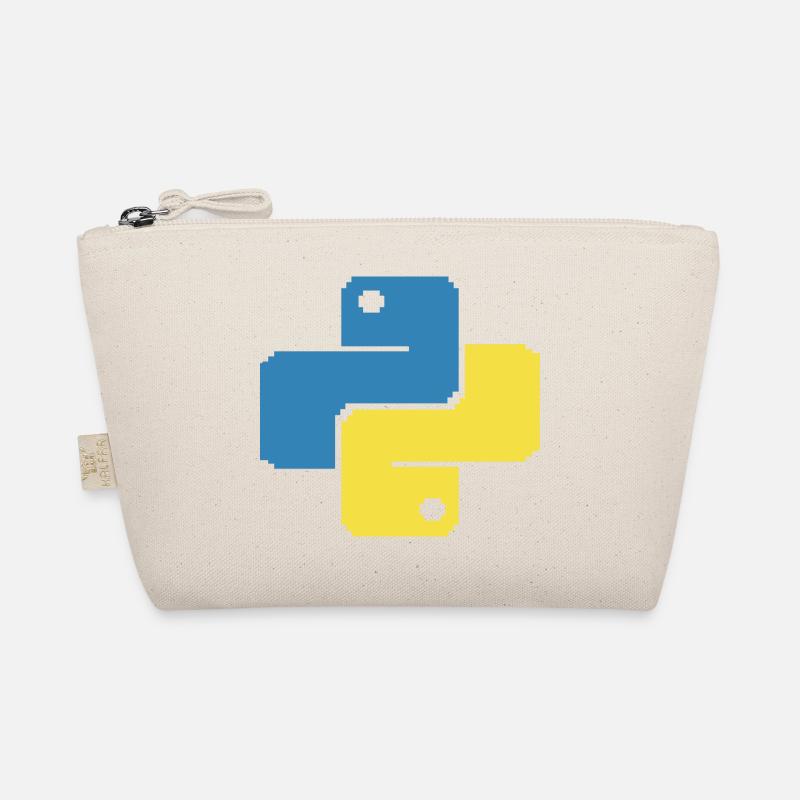 Python Pixelart - Bio-Täschchen - Natur