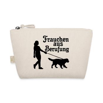 Frauchen aus Berufung Hund, Tier, Geschenk - Bio-Täschchen - Natur - Vorne
