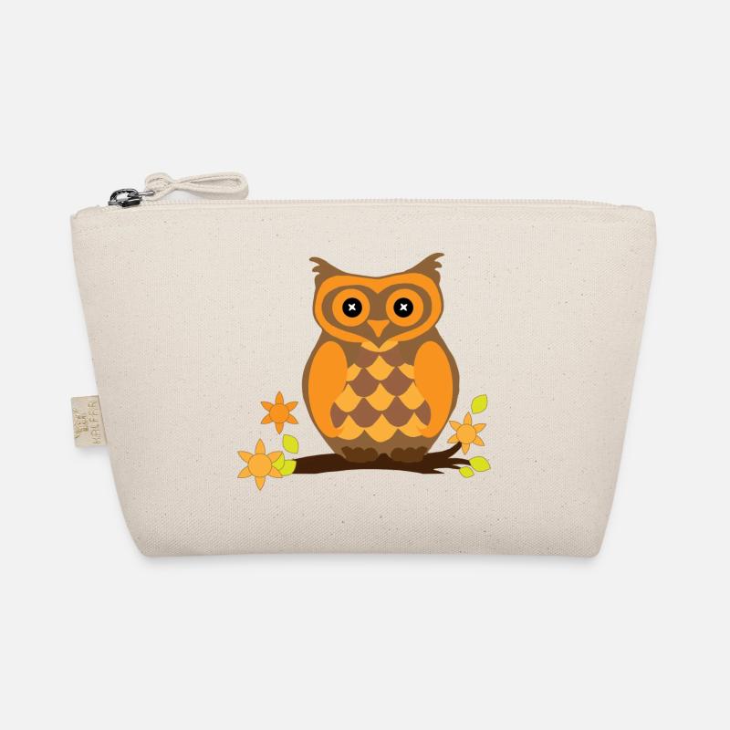 Goldene Eule Bio-Täschchen