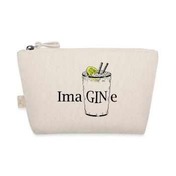 imaGINe fantasy / imagination with GIN - Organic Pouch - nature - Front