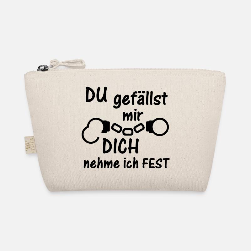 Festnahme Liebe Polizei Handschellen Geschenk Bio-Täschchen