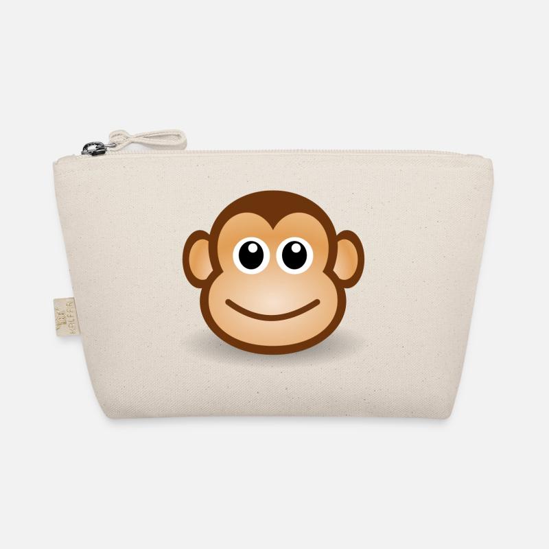 Monkey Face Gift Idea Organic Pouch