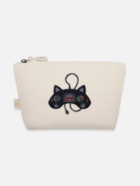 Cat Joystick - Organic Pouch - nature - Front