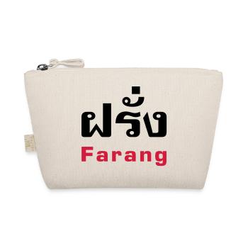 Farang / Thai for Westerner - Thai Language - Organic Pouch - nature - Front