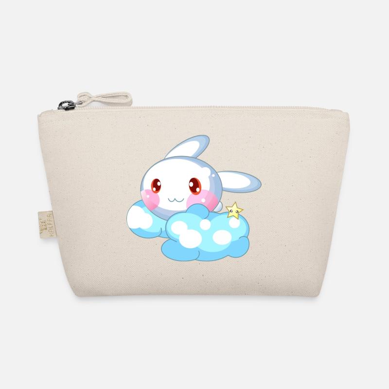Hase süß Kinder - Bio-Täschchen - Natur