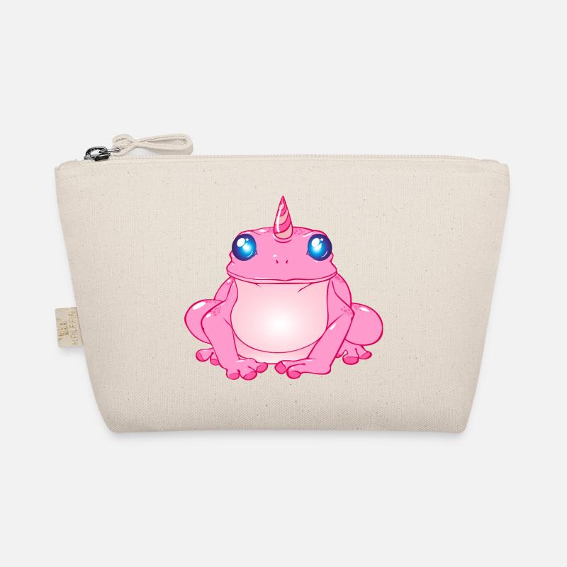 Unicorn Toad Frog Pink Organic Pouch