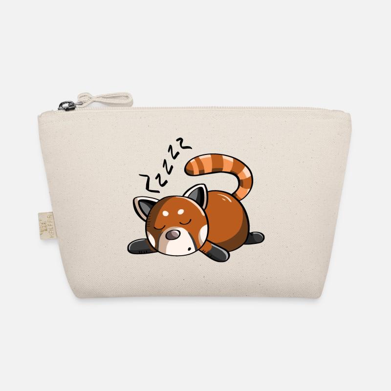 Ronflement panda rouge panda ours dort Trousse biologique