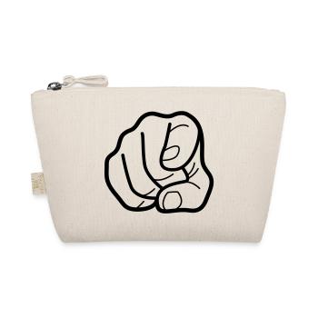 Finger pointing - Organic Pouch - nature - Front