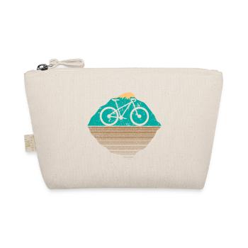 Cycling For The World - Bicycle Cycling Chain Wheel - Organic Pouch - nature - Front