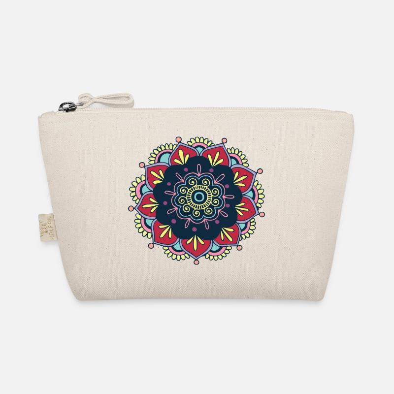 Hippie colorful mandala 1281 Organic Pouch