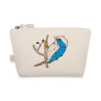 Vogel Illustration Niedlich - Bio-Täschchen - Natur - Vorne