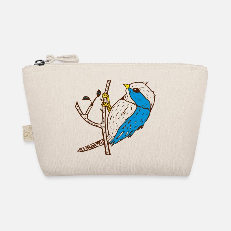 Vogel Illustration Niedlich - Bio-Täschchen - Natur