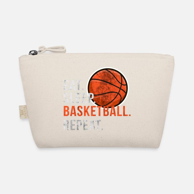 Eat Sleep Basketball Repeat - Scratch Bio-Täschchen