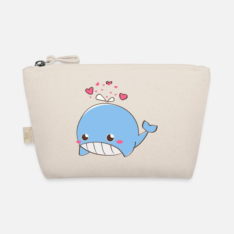 Love Whale - Geschenkidee Bio-Täschchen