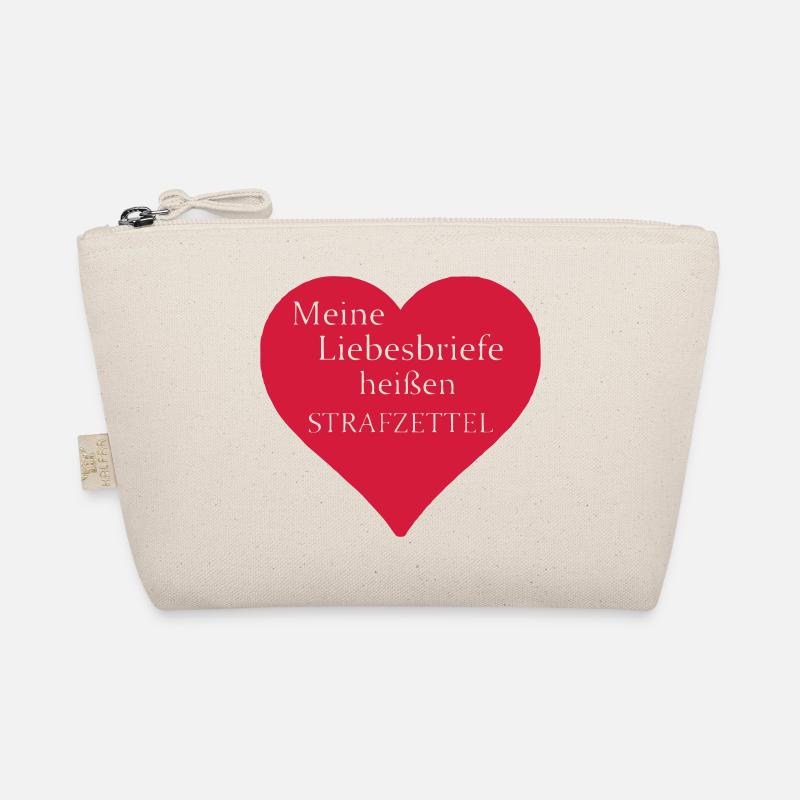 Strafzettel Liebe Spruch Geschenk Herz Polizei Bio-Täschchen
