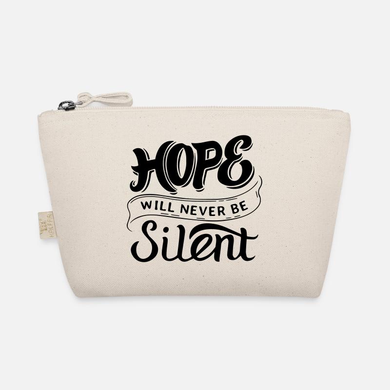 Hope Will Never Be Silent Bio-Täschchen