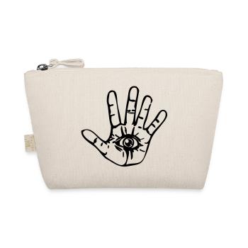 Seeing Hand - Organic Pouch - nature - Front