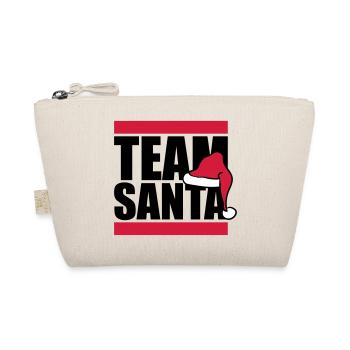 friends crew team merry christmas santa claus n - Organic Pouch - nature - Front