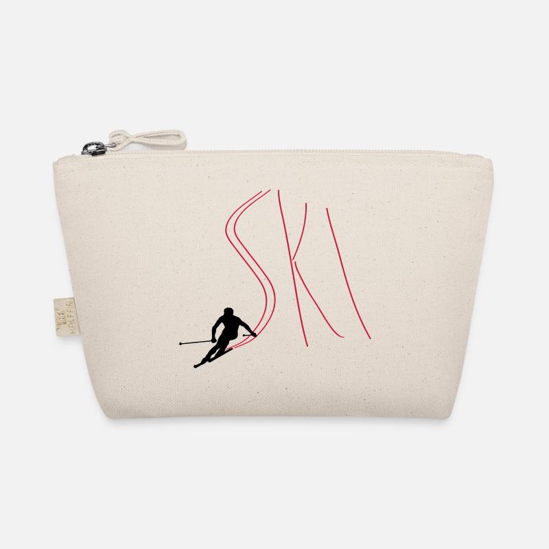 Ski - Bio-Täschchen - Natur