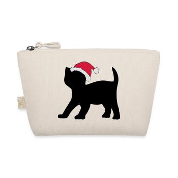 Chaton dans un chapeau de Noël. - Trousse biologique - nature - Devant