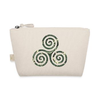 Celtic symbol triskele e 226 - Organic Pouch - nature - Front