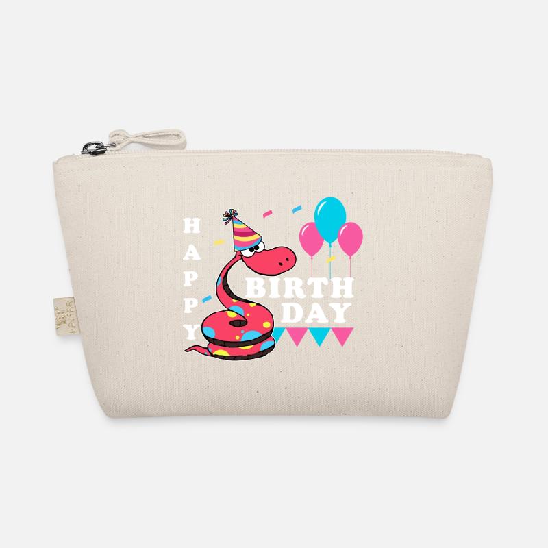 Geburtstag Schlange Bio-Täschchen