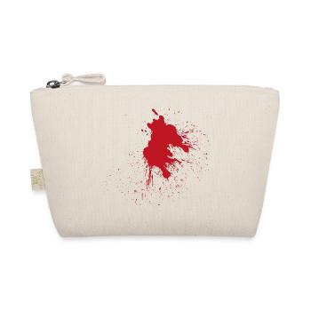 Éclaboussure de cadeau de rouge sang de trèfle tache de sang de couleur - Trousse biologique - nature - Devant