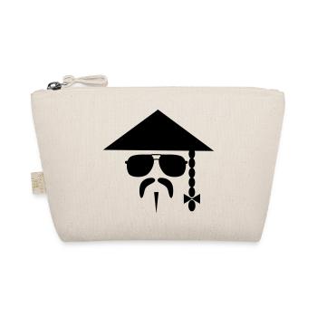 Chinese with Mustache - Bio-Täschchen - Natur - Vorne