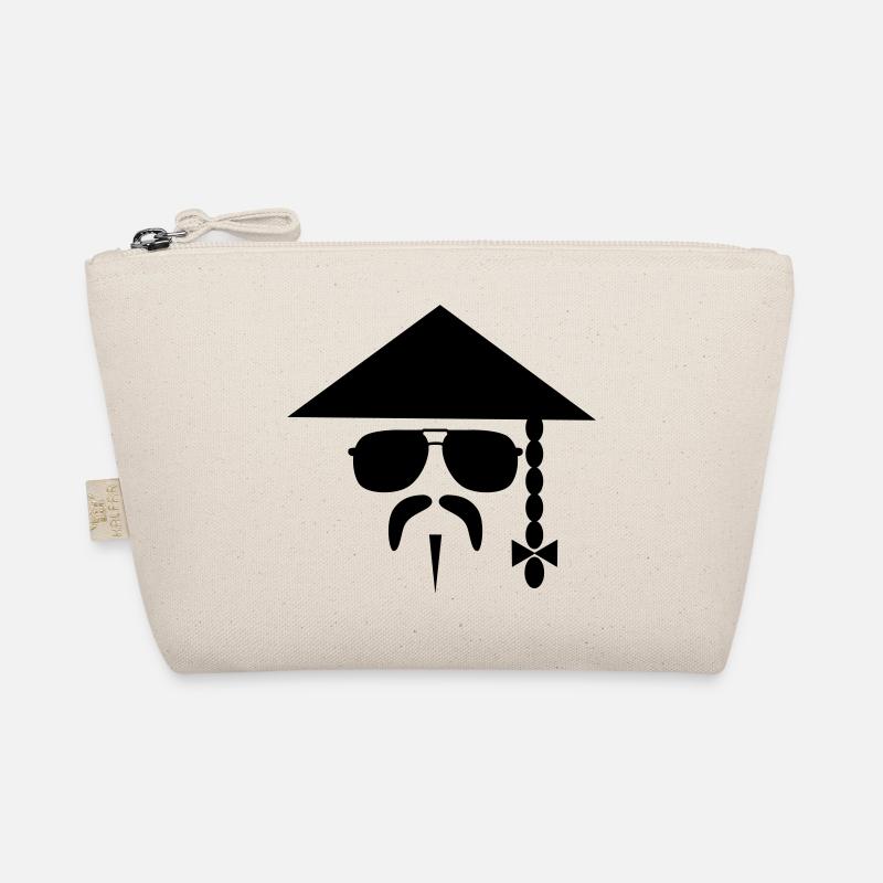 Chinese with Mustache Bio-Täschchen