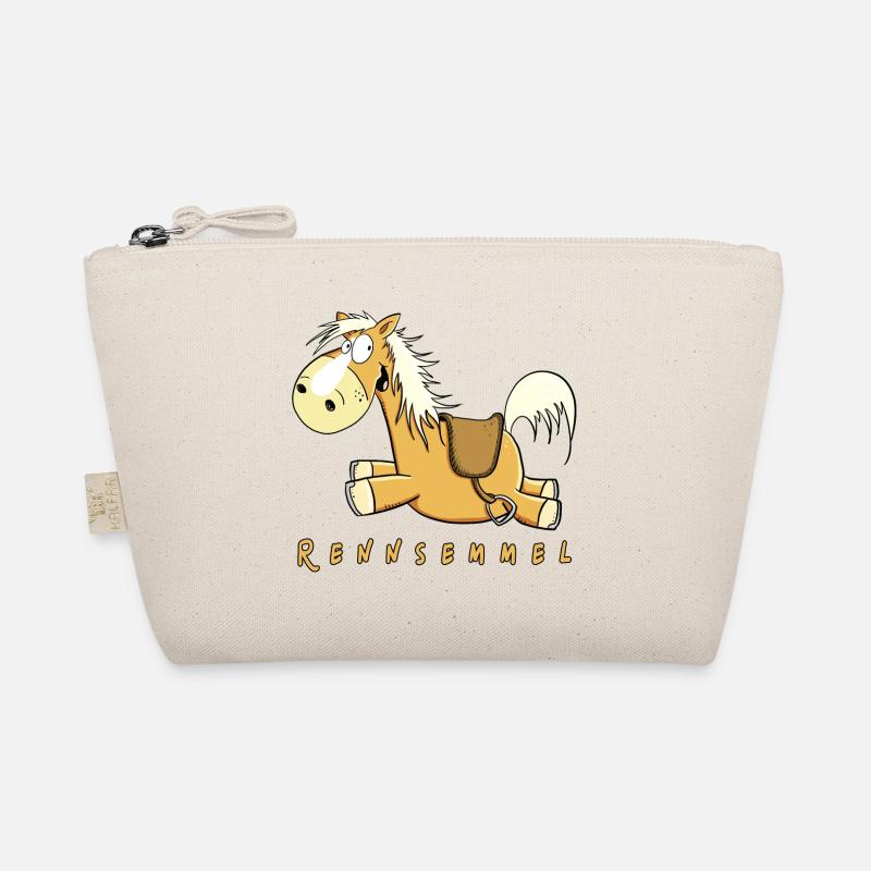 Rennsemmel Galopp Pferd I Pony Kinder Geschenk - Bio-Täschchen - Natur