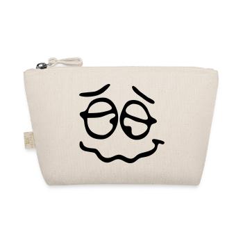 Funny Face, Cartoon Face, Trickfilm, - Bio-Täschchen - Natur - Vorne
