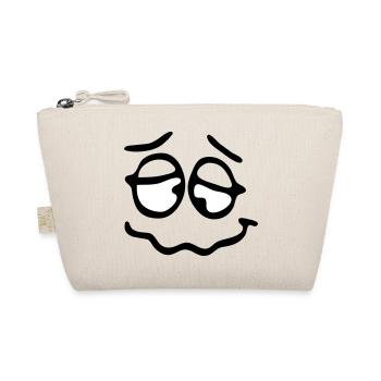 Funny Face, Cartoon Face, Trickfilm, - Bio-Täschchen - Natur - Vorne