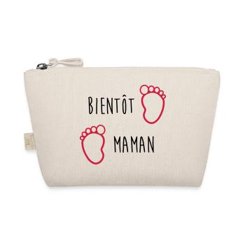 Bientôt Maman / Bébé / Naissance / Enceinte / Baby - Trousse biologique - nature - Devant