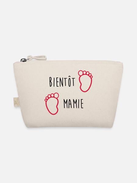 Bientôt Mamie - Mamy - Naissance - Bébé - Enfant - Trousse biologique - nature