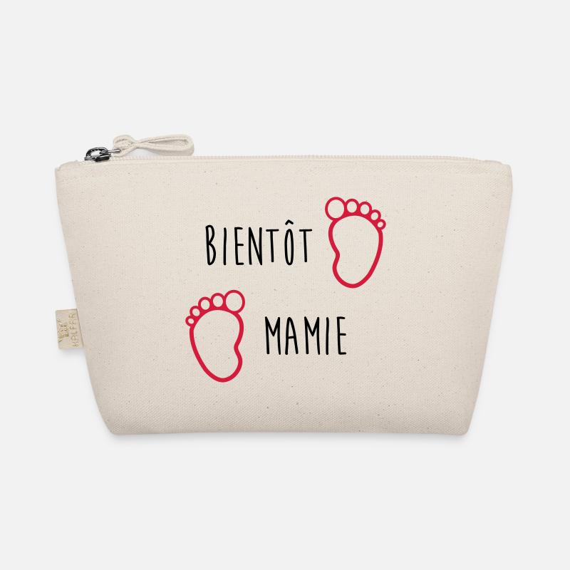 Bientôt Mamie - Mamy - Naissance - Bébé - Enfant - Trousse biologique - nature