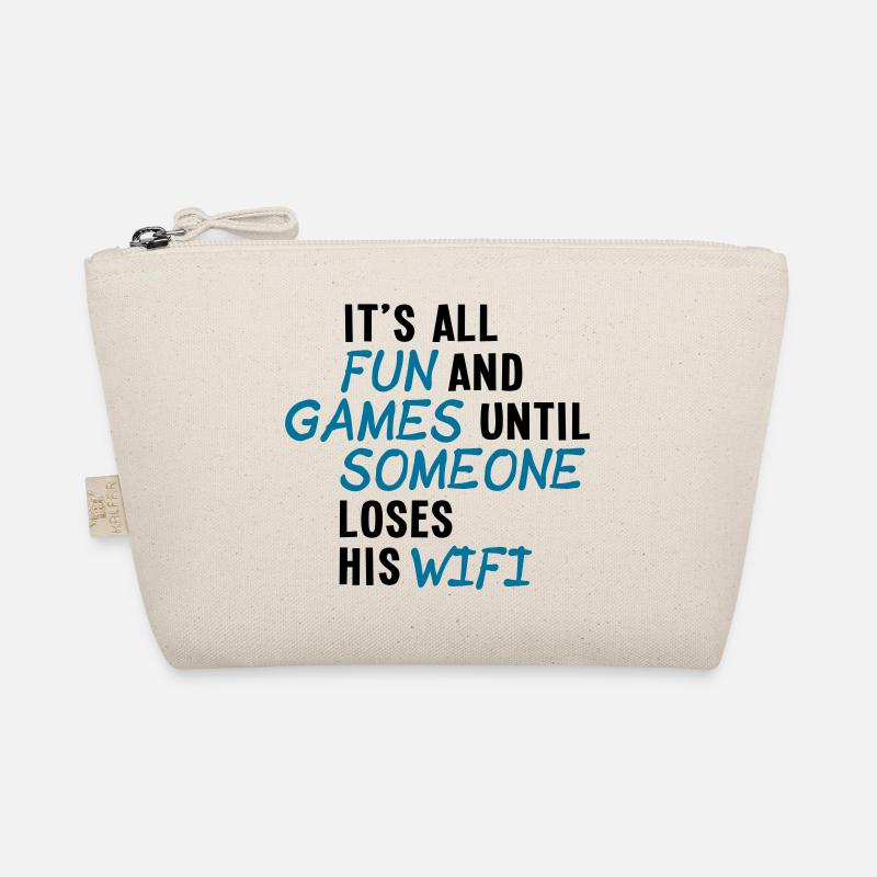 it's all fun and games until... wifi ii 2c Bio-Täschchen