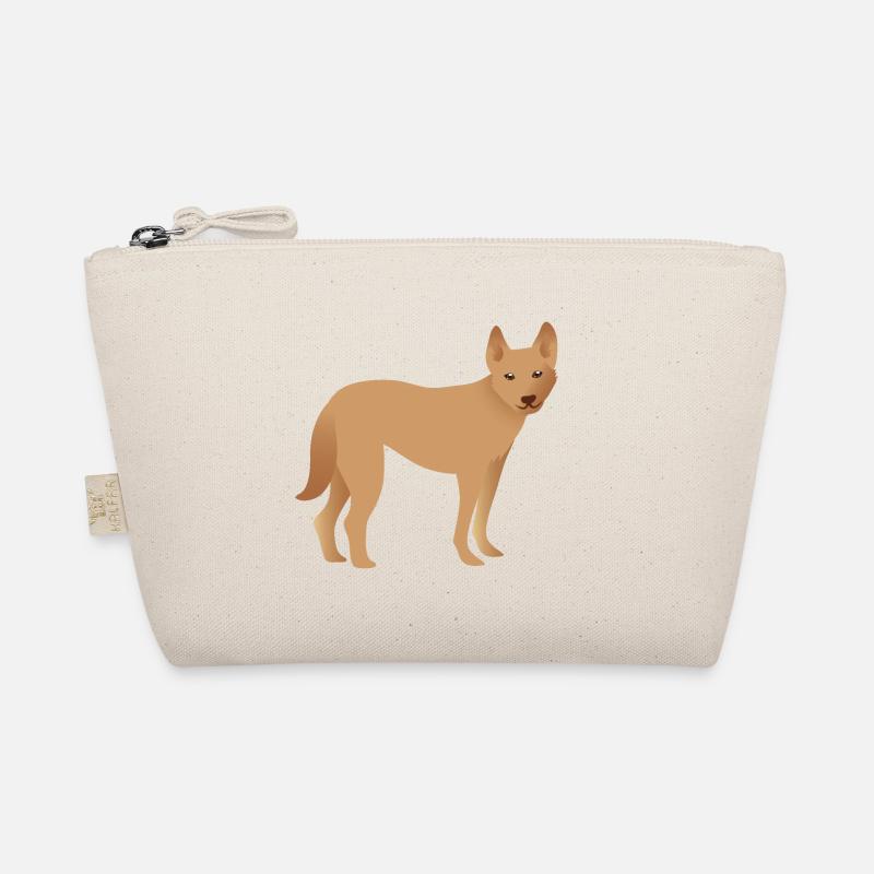 Chien Dingo simple à l'air heureux Trousse biologique