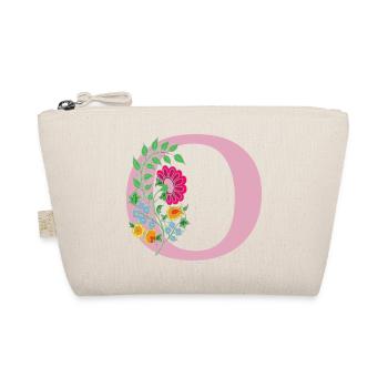 flower 12 red with o - Organic Pouch - nature - Front