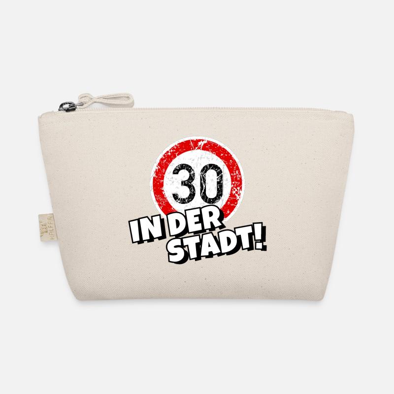 Tempo 30 in der Stadt - Bio-Täschchen - Natur
