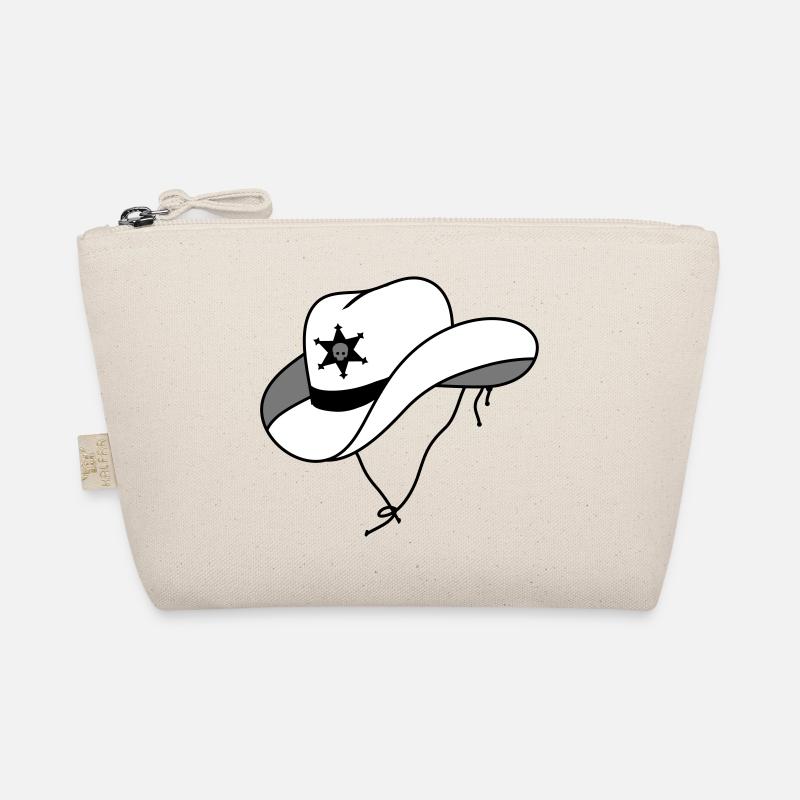 Chapeau de shérif avec petit crâne sur étoile de shérif Trousse biologique