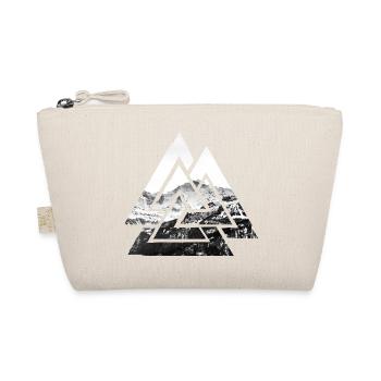 Valknut, Symbol von Odin - Mit Gebirge - Bio-Täschchen - Natur - Vorne