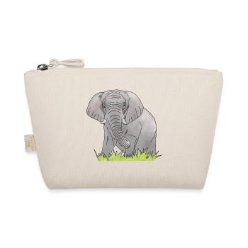 elephant - Organic Pouch - nature - Front