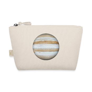 Planet Jupiter, gift idea - Organic Pouch - nature - Front