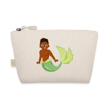 Fabulous Mermaid Motif - Organic Pouch - nature - Front
