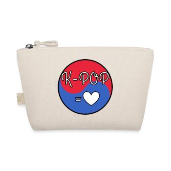 K POP c'est l'amour - Trousse biologique - nature - Devant