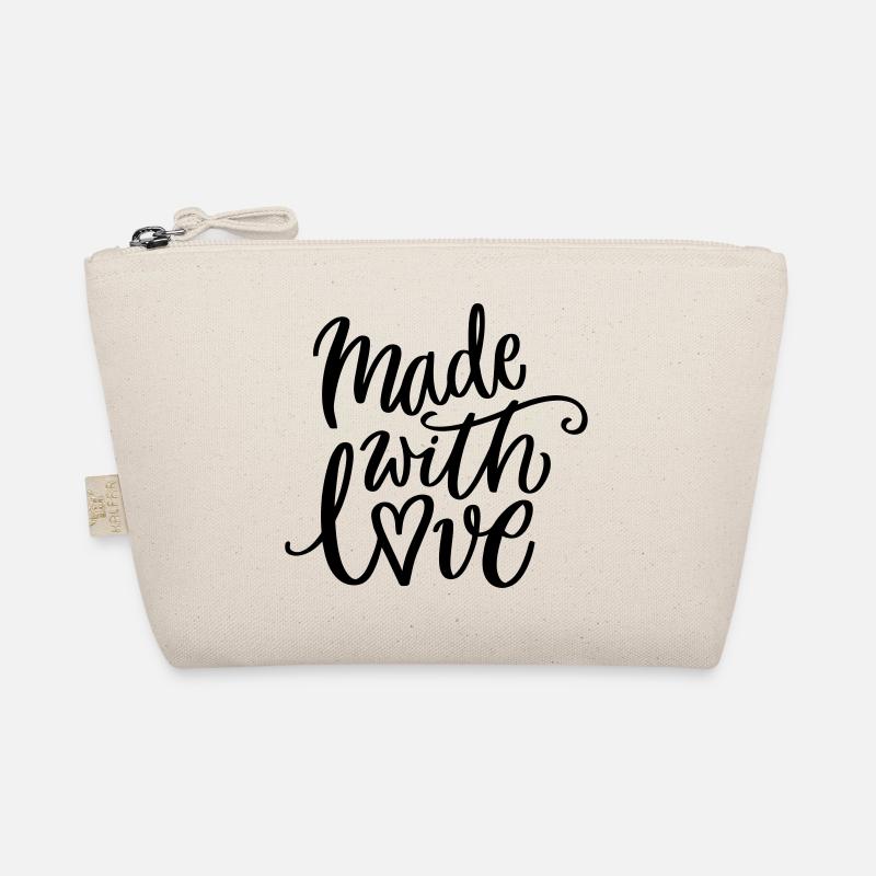 Made with love (customizable color) Organic Pouch